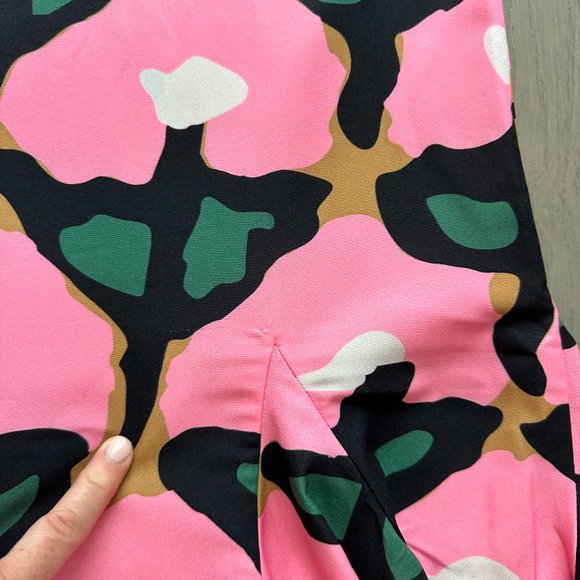 NWT Rhode Blair Dress Pink Crepe Rose Bloom Rosebloom Size 6 NEW - Picture 6 of 10